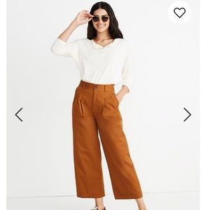 NWT Madewell Pleat Front Pants